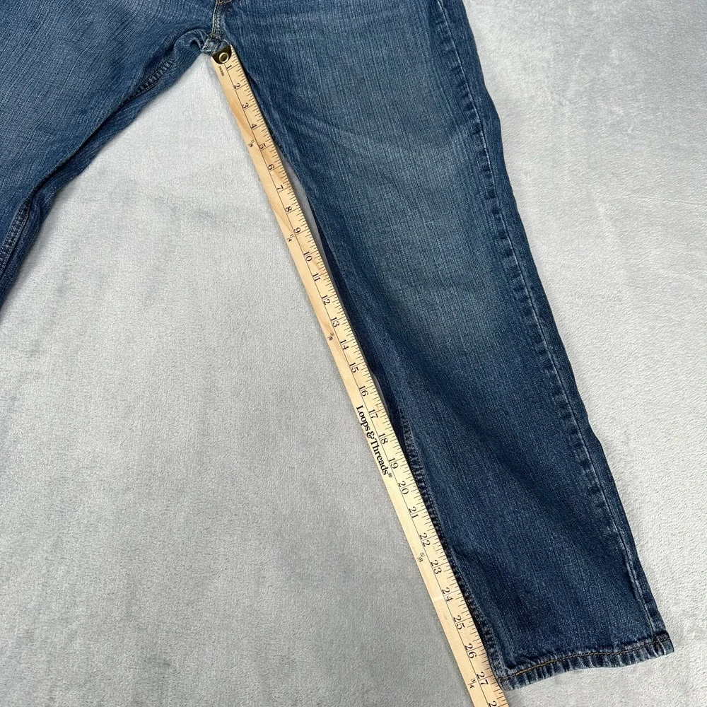 Levis 559 Jeans Mens 34x30 Blue Regular Straight Mid Rise Medium Wash